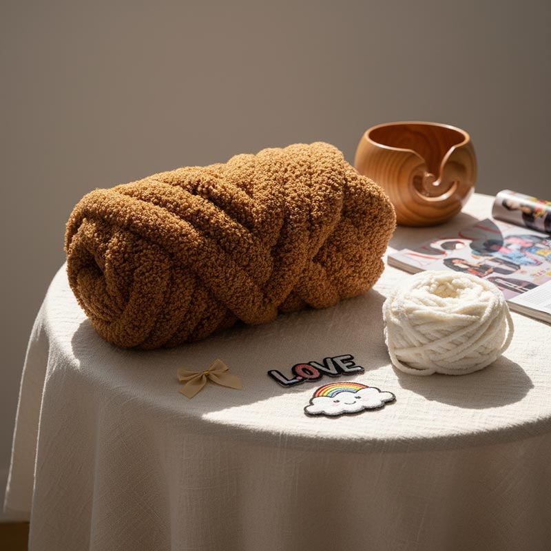 3cm Chunky Teddy Fleece Chenille Yarn