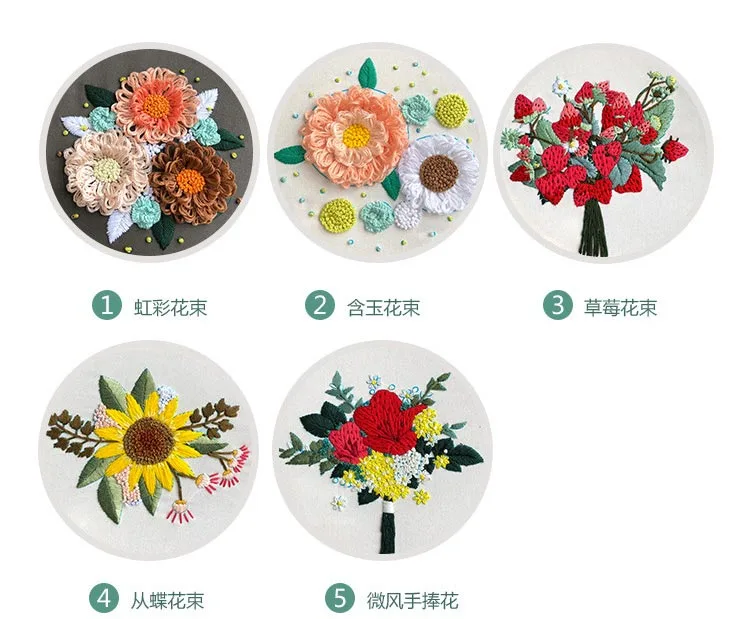 3D Floral Embroidery Starter Kit